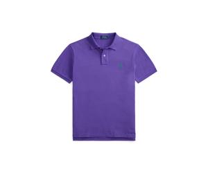 Purple El icónico polo de piqué Custom Slim Fit M