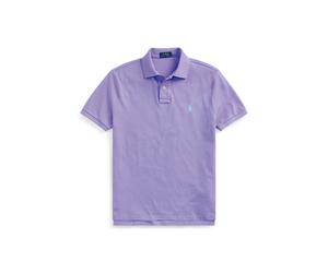 Purple El icónico polo de piqué Custom Slim Fit S