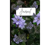 Purple Floral Butterfly Jornal: Lined Notebook with Elegant Flowers & Butterflies - 120 Pages for Writing, Notes, and Daily Thoughts
