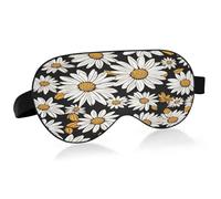 Purple Flowers and Butterflie Sleep Mask Lightweight Soft Breathable Eye Mask with Adjustable Strap Blackout Eye Mask for Women Men for Travel Night Sleeping