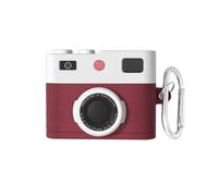 (Purple) for AirPods 4th Generation Case, Retro 3D Camera Protective Silicone Skin Cover