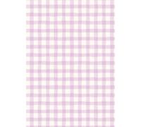 Purple Gingham Notebook: 120 Page Lined Journal (7" x 10")