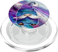 Purple GNOME For Mermaid Lover Space Rainbow Cute Cosmic PopSockets PopGrip para MagSafe