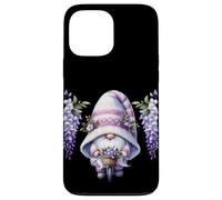 Purple GNOME On A Retro Bike For Women with Hanging Wisteria Carcasa para iPhone 13 Pro MAX