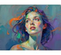 Purple Hair 1500 Piece Jigsaw Puzzles for Adults, Colourful, Challenging & Brainteasing Adult Puzzles 1500 Pieces Woman, Fun jigsaws for The Whole Family 34x22 Inch