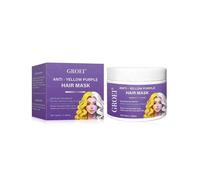 Purple Hair Mask,Remove Yellow Tones & Brassiness From Highlighted,for Blonde/Silver/Gray/Brass Deep Nourishing Color Correction