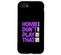 Purple Homie no juegues a eso. Gráfico morado Carcasa para iPhone SE (2020) / 7 / 8