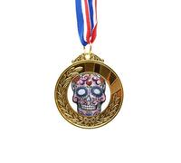 Purple l México National Culture Illustration Gold Award Medal First Place Ribbon