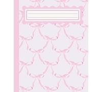 Purple Lavender Coquette Composition Notebook Aesthetic Pink Bow: College Ruled Journal for School Teens Adults