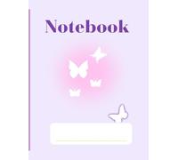 Purple Lined Notebook - 8.5 x 11 in - 100 Pages - Ruled Interior for Writing and Notes: Simple and Cute Lined Notebook with Purple Cover - Great for School Use and Writing Tasks