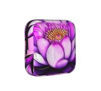 Purple Lotus - Bolsa de almacenamiento a prueba de períodos, funda de viaje de higiene femenina para toallas sanitarias, bolsa mensural discreta para bolso de oficina