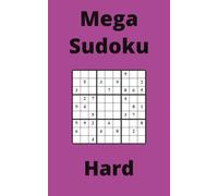 Purple Mega Sudoku Book, 9x9 Puzzles, 100 Pages, 5x8, Hard