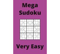 Purple Mega Sudoku Book, 9x9 Puzzles, 100 Pages, 5x8, Very Easy
