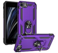 (Purple) Men's Phone Case for iPhone 7/8/SE Heavy Duty Shock Resistant Rugged Cell Phone Case for 2nd Generation 3rd Generation Phones