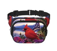 Purple Morning Glory - Riñonera pequeña a la moda cruzada ligera para mujeres y hombres, correr, entrenamiento, senderismo, viajes