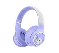 (Purple, Multicolor) AKZ-08 Cute Cartoon Wireless Bluetooth Headphone Stereo Music Head-mounted Headset - Black