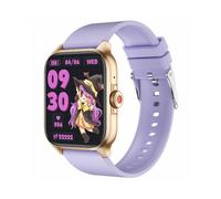 (Purple, Multicolor) QX15 Realtek Chip 1.85-inch TFT Screen Blood Oxygen Monitor Bluetooth Smart Watch - Gold