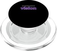 Purple Not Everyone Can See The Vision Purple Graphic PopSockets PopGrip para MagSafe