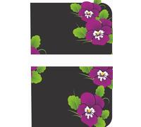 Purple Pansy Floral Grid Journal: A Floral Twist on the Classic Grid Notebook.