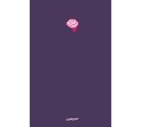 Purple Paperback Notebook - Dotted Pages - 8.5 x 5.5 Inch - Pixel Brain: Perfect for notes, sketches, journaling, and creative projects