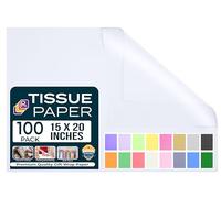 Purple Papers- (Papel de seda blanco para envolver regalos, 15 x 20 pulgadas, 100 hojas) | Arte y manualidades, Bolsas de regalo | Todo tipo de embalajes y artículos de porcelana, cristalería y otras