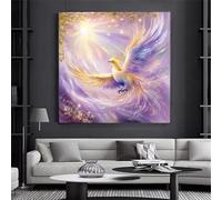 Purple Phoenix Sunshine Jigsaw Puzzle 500 Pieces 45x45cm/18x18inch, Difficult Jigsaw Puzzles for Adults 500, Beautiful Art Work, Great Festive Puzzle Gift for Men/Women