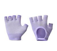 (Purple) Pilates Gloves Fitness Gloves Breathable Cycling Gloves Gym Gloves Training Gloves Sports Gloves for Dance Sport Yellow