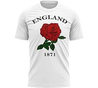 Purple Print House Camiseta de rugby de Inglaterra 1871, regalo de cumpleaños de Inglaterra para fanáticos del rugby inglés, idea de regalo de torneo de rosa roja, camisas de naciones para hombres,