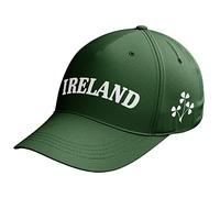 Purple Print House Gorra de béisbol para hombre con diseño de trébol de Irlanda, verde botella, Taille unique