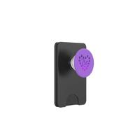 Purple Proud Cat Mom Heart Paw Prints Estética Lindo PopSockets PopWallet para MagSafe