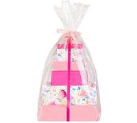 Purple Q Crafts Bolsas de cesta jumbo transparentes, 40 x 50 pulgadas, paquete de 5 bolsas de celofán transparente extra grandes para cestas y regalos, 1.5 mil de grosor