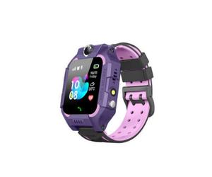 (purple) Q19 Children's Smart Watches For Kids Gift GPS Tracker Phone Call Waterproof Positioning Camera Touch Screen Sport Smart Watch