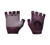 (Purple red) Pilates Gloves Fitness Gloves Breathable Cycling Gloves Gym Gloves Training Gloves Sports Gloves for Dance Sport Yellow