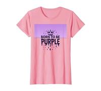 Purple Reign: Explosión Real de la Corona para los entusiastas Reales Camiseta, Mujer, Rosado, XL