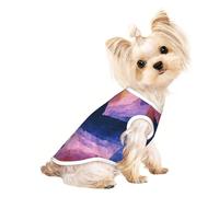 Purple Rhyme Flow Wave - Ropa para mascotas, camiseta personalizada para mascotas con estampado de ondas de rima morada para perros y gatos pequeños, medianos y grandes