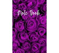 Purple Rose Note Book: This is a 98 page note book great for on the go use or travelling.