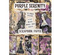 Purple Serenity: Beautifully Soft Patterns Ideal for Mixed Media Art, Collage, Card Making, and Decoration