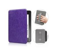(Purple) Slimshell Case for 7" Kindle Paperwhite (12th generation) Premium PU Cover