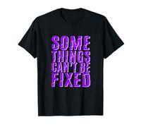 Purple Some Things Stay Broke Purple Graphic Camiseta