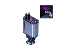 (Purple Starry Sky) StarCharge 4-in-1 - Retractable Car Charger with Stars Roof Light