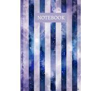 Purple Striped Notebook | 109 Pages | Aesthetic Lined Journal for Writing, Notes, and Daily Reflections: Elegant and stylish notebook featuring a ... journaling, note-taking, and creative ideas.