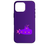 Purple Submarine Dive Nautical Sumergible Marine Sea Crew Carcasa para iPhone 16 Pro Max