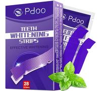 Purple Teeth Whitening Strips 14 Treatments - Enamel-Safe & No-Slip Whitening Strips - Fast Teeth Whitening Result in 7 Days - Kit de blanqueamiento para café, eliminación de manchas de vino