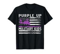 Purple Up - Bandera militar para niños, helicóptero, piloto militar Camiseta
