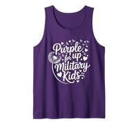 Purple up for Military Kids Dandelion Month of The Military Camiseta sin Mangas