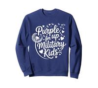 Purple up for Military Kids Dandelion Month of The Military Sudadera