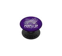 Purple Up For Military Kids Jets Mes del Niño Militar PopSockets PopGrip Adhesivo