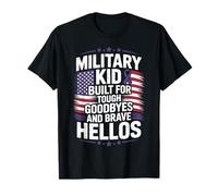Purple Up Military Kids Brave Proud Resilient Military Child Camiseta