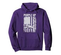 Purple Up Military Kids Fighter Jet Mes del Niño Militar Sudadera con Capucha