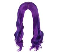 Purple Wig Mixed Blue Long Long Curly for Kids Girls Hair Wig Cosplay Funny Halloween Prop Lechas Púrpuras para mujeres Accesorios de canto